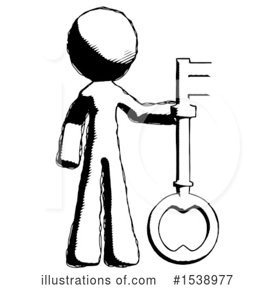 Royalty-Free (RF) Ink Design Mascot Clipart Illustration by Leo Blanchette - Stock Sample #1538977