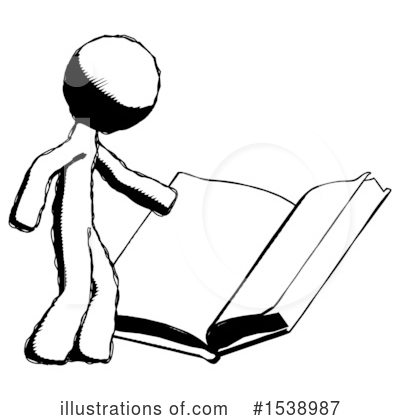 Royalty-Free (RF) Ink Design Mascot Clipart Illustration by Leo Blanchette - Stock Sample #1538987
