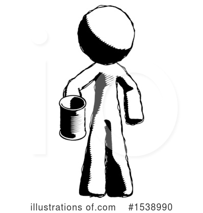 Royalty-Free (RF) Ink Design Mascot Clipart Illustration by Leo Blanchette - Stock Sample #1538990