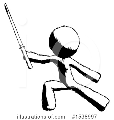 Royalty-Free (RF) Ink Design Mascot Clipart Illustration by Leo Blanchette - Stock Sample #1538997