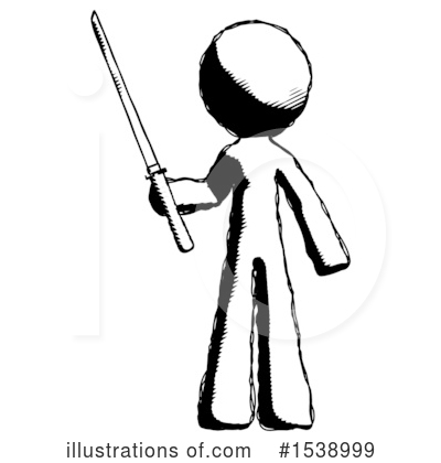 Royalty-Free (RF) Ink Design Mascot Clipart Illustration by Leo Blanchette - Stock Sample #1538999