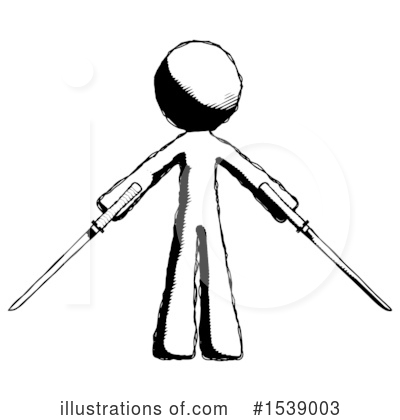 Royalty-Free (RF) Ink Design Mascot Clipart Illustration by Leo Blanchette - Stock Sample #1539003
