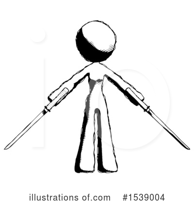 Royalty-Free (RF) Ink Design Mascot Clipart Illustration by Leo Blanchette - Stock Sample #1539004