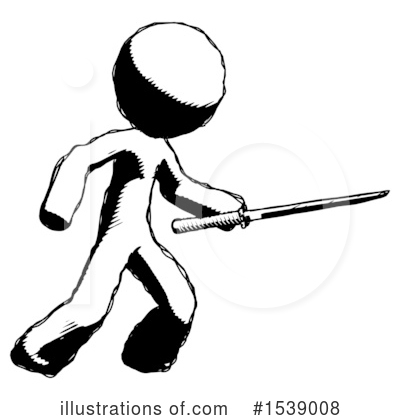 Royalty-Free (RF) Ink Design Mascot Clipart Illustration by Leo Blanchette - Stock Sample #1539008