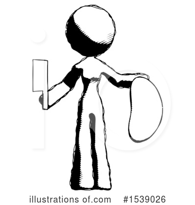 Royalty-Free (RF) Ink Design Mascot Clipart Illustration by Leo Blanchette - Stock Sample #1539026