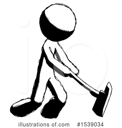 Royalty-Free (RF) Ink Design Mascot Clipart Illustration by Leo Blanchette - Stock Sample #1539034