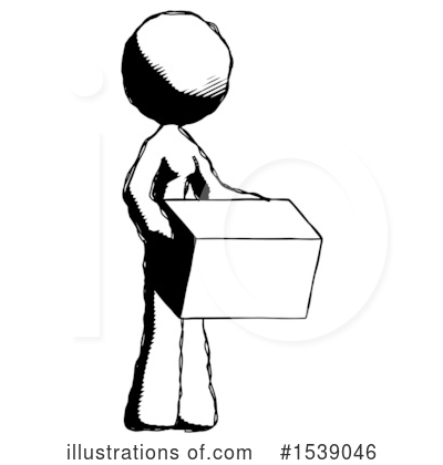 Royalty-Free (RF) Ink Design Mascot Clipart Illustration by Leo Blanchette - Stock Sample #1539046
