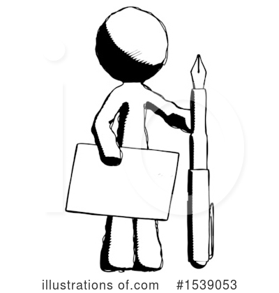 Royalty-Free (RF) Ink Design Mascot Clipart Illustration by Leo Blanchette - Stock Sample #1539053