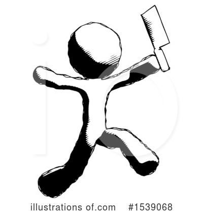 Royalty-Free (RF) Ink Design Mascot Clipart Illustration by Leo Blanchette - Stock Sample #1539068