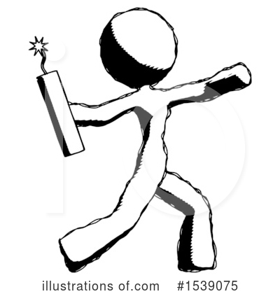 Royalty-Free (RF) Ink Design Mascot Clipart Illustration by Leo Blanchette - Stock Sample #1539075