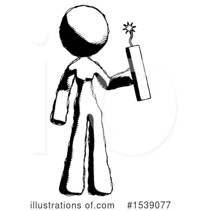 Royalty-Free (RF) Ink Design Mascot Clipart Illustration by Leo Blanchette - Stock Sample #1539077
