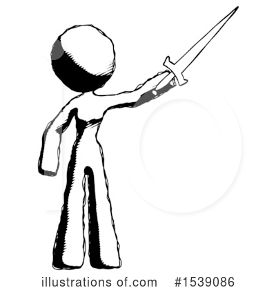 Royalty-Free (RF) Ink Design Mascot Clipart Illustration by Leo Blanchette - Stock Sample #1539086