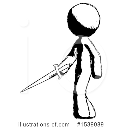 Royalty-Free (RF) Ink Design Mascot Clipart Illustration by Leo Blanchette - Stock Sample #1539089