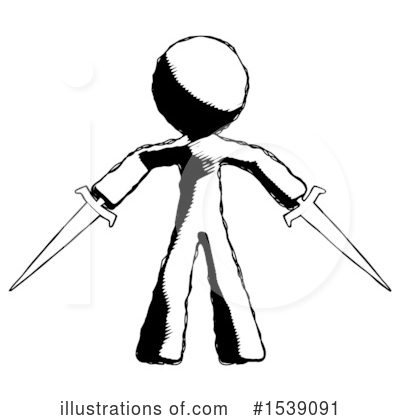 Royalty-Free (RF) Ink Design Mascot Clipart Illustration by Leo Blanchette - Stock Sample #1539091
