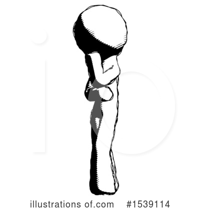Royalty-Free (RF) Ink Design Mascot Clipart Illustration by Leo Blanchette - Stock Sample #1539114