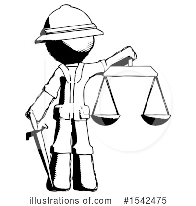Royalty-Free (RF) Ink Design Mascot Clipart Illustration by Leo Blanchette - Stock Sample #1542475
