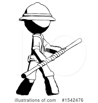 Royalty-Free (RF) Ink Design Mascot Clipart Illustration by Leo Blanchette - Stock Sample #1542476