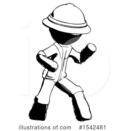 Royalty-Free (RF) Ink Design Mascot Clipart Illustration by Leo Blanchette - Stock Sample #1542481