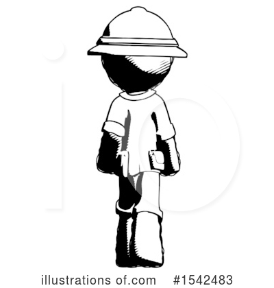 Royalty-Free (RF) Ink Design Mascot Clipart Illustration by Leo Blanchette - Stock Sample #1542483