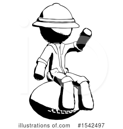 Royalty-Free (RF) Ink Design Mascot Clipart Illustration by Leo Blanchette - Stock Sample #1542497
