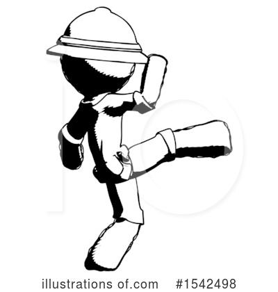 Royalty-Free (RF) Ink Design Mascot Clipart Illustration by Leo Blanchette - Stock Sample #1542498