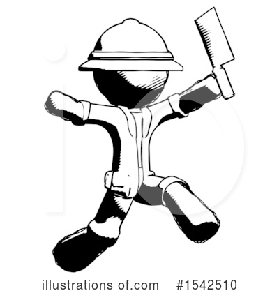 Royalty-Free (RF) Ink Design Mascot Clipart Illustration by Leo Blanchette - Stock Sample #1542510