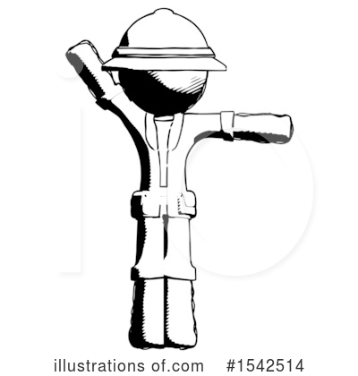 Royalty-Free (RF) Ink Design Mascot Clipart Illustration by Leo Blanchette - Stock Sample #1542514