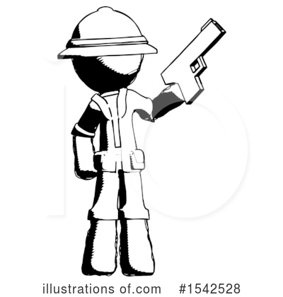 Royalty-Free (RF) Ink Design Mascot Clipart Illustration by Leo Blanchette - Stock Sample #1542528