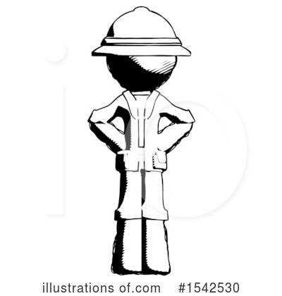 Royalty-Free (RF) Ink Design Mascot Clipart Illustration by Leo Blanchette - Stock Sample #1542530