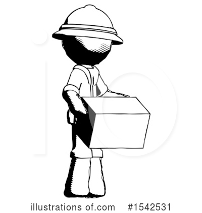 Royalty-Free (RF) Ink Design Mascot Clipart Illustration by Leo Blanchette - Stock Sample #1542531