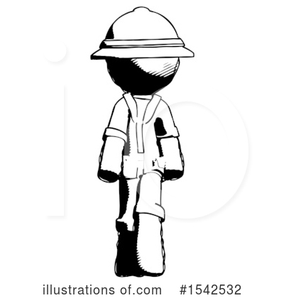 Royalty-Free (RF) Ink Design Mascot Clipart Illustration by Leo Blanchette - Stock Sample #1542532