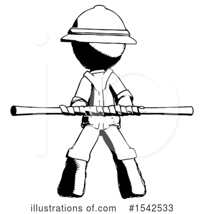 Royalty-Free (RF) Ink Design Mascot Clipart Illustration by Leo Blanchette - Stock Sample #1542533