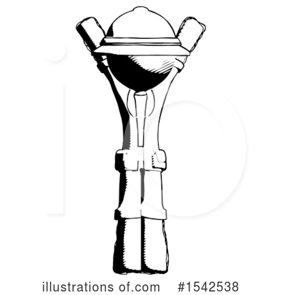 Royalty-Free (RF) Ink Design Mascot Clipart Illustration by Leo Blanchette - Stock Sample #1542538