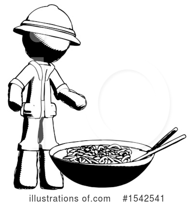 Royalty-Free (RF) Ink Design Mascot Clipart Illustration by Leo Blanchette - Stock Sample #1542541