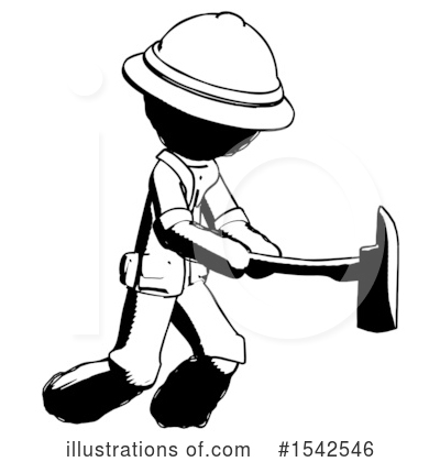 Royalty-Free (RF) Ink Design Mascot Clipart Illustration by Leo Blanchette - Stock Sample #1542546