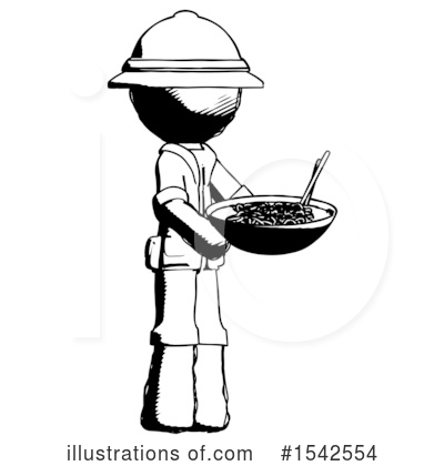 Royalty-Free (RF) Ink Design Mascot Clipart Illustration by Leo Blanchette - Stock Sample #1542554