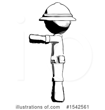 Royalty-Free (RF) Ink Design Mascot Clipart Illustration by Leo Blanchette - Stock Sample #1542561