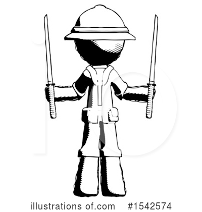 Royalty-Free (RF) Ink Design Mascot Clipart Illustration by Leo Blanchette - Stock Sample #1542574