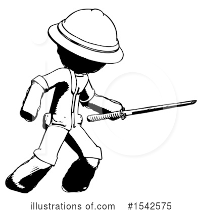 Royalty-Free (RF) Ink Design Mascot Clipart Illustration by Leo Blanchette - Stock Sample #1542575