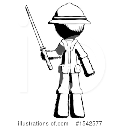 Royalty-Free (RF) Ink Design Mascot Clipart Illustration by Leo Blanchette - Stock Sample #1542577