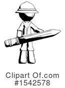 Ink Design Mascot Clipart #1542578 by Leo Blanchette