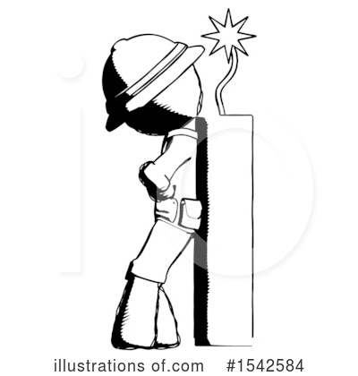 Royalty-Free (RF) Ink Design Mascot Clipart Illustration by Leo Blanchette - Stock Sample #1542584