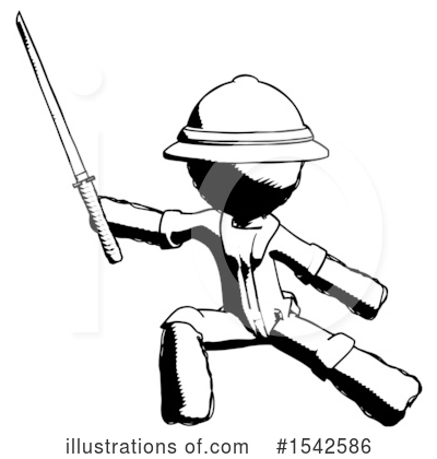Royalty-Free (RF) Ink Design Mascot Clipart Illustration by Leo Blanchette - Stock Sample #1542586