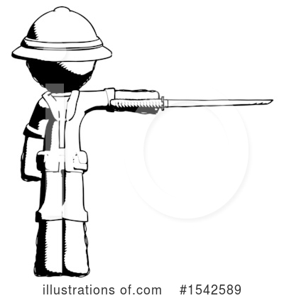 Royalty-Free (RF) Ink Design Mascot Clipart Illustration by Leo Blanchette - Stock Sample #1542589