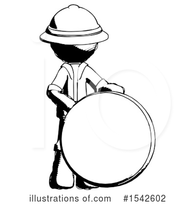 Royalty-Free (RF) Ink Design Mascot Clipart Illustration by Leo Blanchette - Stock Sample #1542602