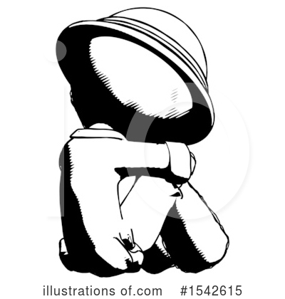 Royalty-Free (RF) Ink Design Mascot Clipart Illustration by Leo Blanchette - Stock Sample #1542615