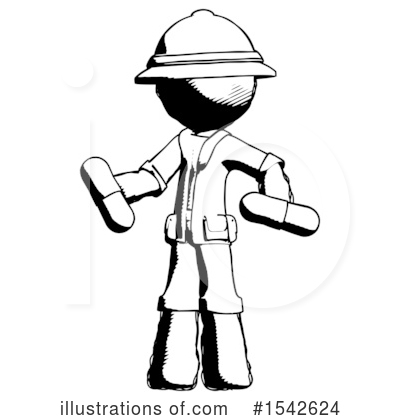 Royalty-Free (RF) Ink Design Mascot Clipart Illustration by Leo Blanchette - Stock Sample #1542624