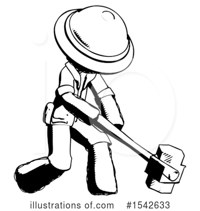 Royalty-Free (RF) Ink Design Mascot Clipart Illustration by Leo Blanchette - Stock Sample #1542633