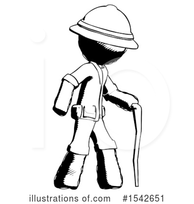 Royalty-Free (RF) Ink Design Mascot Clipart Illustration by Leo Blanchette - Stock Sample #1542651