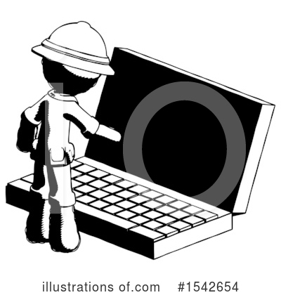 Royalty-Free (RF) Ink Design Mascot Clipart Illustration by Leo Blanchette - Stock Sample #1542654